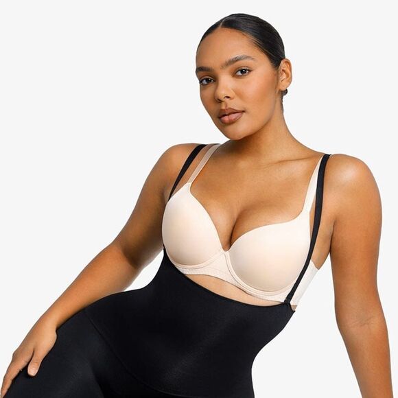 SHAPELLX BODY SHAPER Seamless Size M/L Black NWT in packaging - Picture 3 of 7
